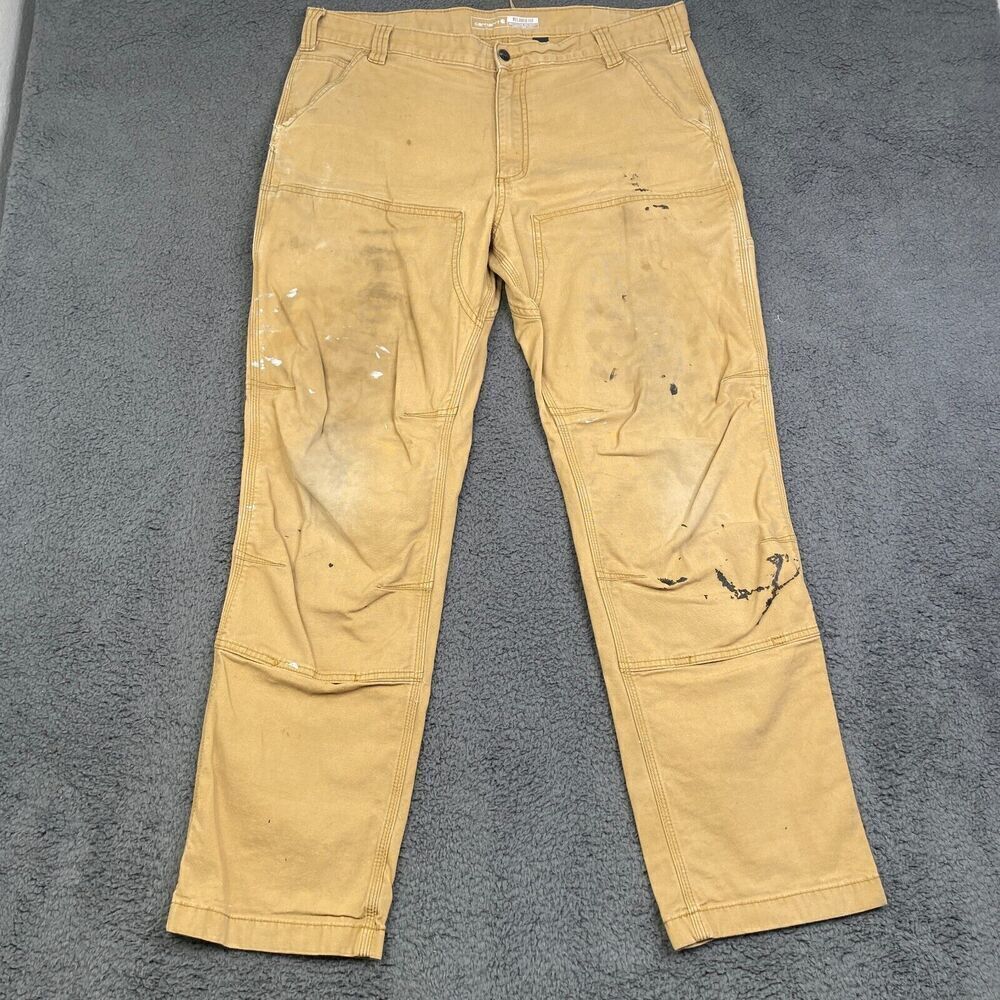 Carhartt Rugged Flex Utility Relaxed Double Knee Pants Mens 38x32 BN2802-M